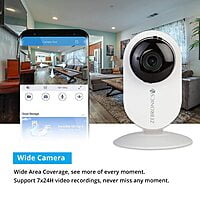Zebronics Zeb Smart Cam 100 Smart Home Automation WiFi Camera with Remote Monitoring