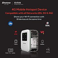 Binatone 4G MiFi Device BMF423 LTE Advanced 150 mbps Mobile Wi-Fi Hotspot Device