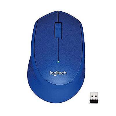 Logitech M331 Silent Plus Wireless Mouse | Blue