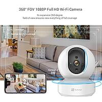 EZVIZ Security Camera Indoor WiFi 1080P, Smart Tracking, Smart Night Vision, 2-Way Audio, (TY1)