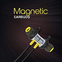Infinity (JBL) Glide 120, in Ear Wireless Earphones with Mic, Deep Bass (Yellow)