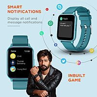 Fire-Boltt Ninja 3 Smartwatch Full Touch 1.69 & 60 Sports (Green)