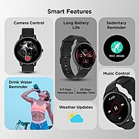 Fire-Boltt Rage Full Touch 1.28” Display & 60 Sports Modes with IP68 Rating Smartwatch (BSW033)
