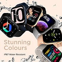 Fire-Boltt Ring 3 Smart Watch 1.8" Biggest Display Advanced Bluetooth Calling Chip, Voice Assistance,118 Sports Modes, in Built Calculator & Games, SpO2, Heart Rate Monitoring (Rose-Gold)