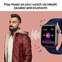 Fire-Boltt India's No 1 Smartwatch Brand Ring Bluetooth Calling with SpO2 (Blue)