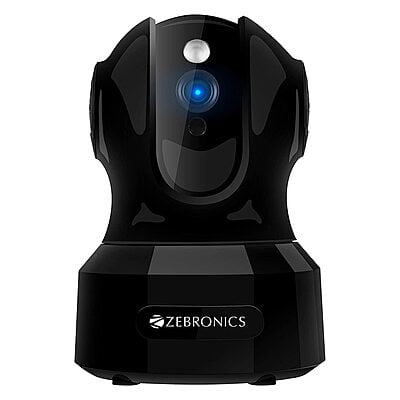 ZEBRONICS ZEB-HA2NW10M-PT-HMBB Home Security Camera Supporting Two-Way Audio Communication , Smart Tracking, FACE /Sound Detection