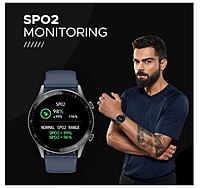 Fire-Boltt India's No 1 Smartwatch Brand Talk 2 Bluetooth Calling Smartwatch with Dual Button (Navy Blue)
