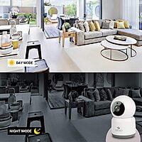 Zebronics Zeb Smart Cam 101 Smart WiFi PTZ Indoor Camera (1080p), Remote Monitoring