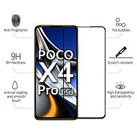 Poco X4 Pro 5G (Transparent) Edge to Edge Full Screen Coverage Tempered Glass