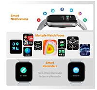 Fire-Boltt Beam Bluetooth Calling Smartwatch with 1.72” Full Touch & 320*380 Pixel Resolution (Grey)