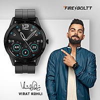 Fire-Boltt Talk BSW004 Smart Watch with Bluetooth calling and Full Touch Round Display (Black)