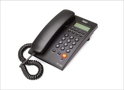 Hola TF 700 Corded Speaker Phone with Caller ID (CLI) and Two Way Speakerphone (Black))