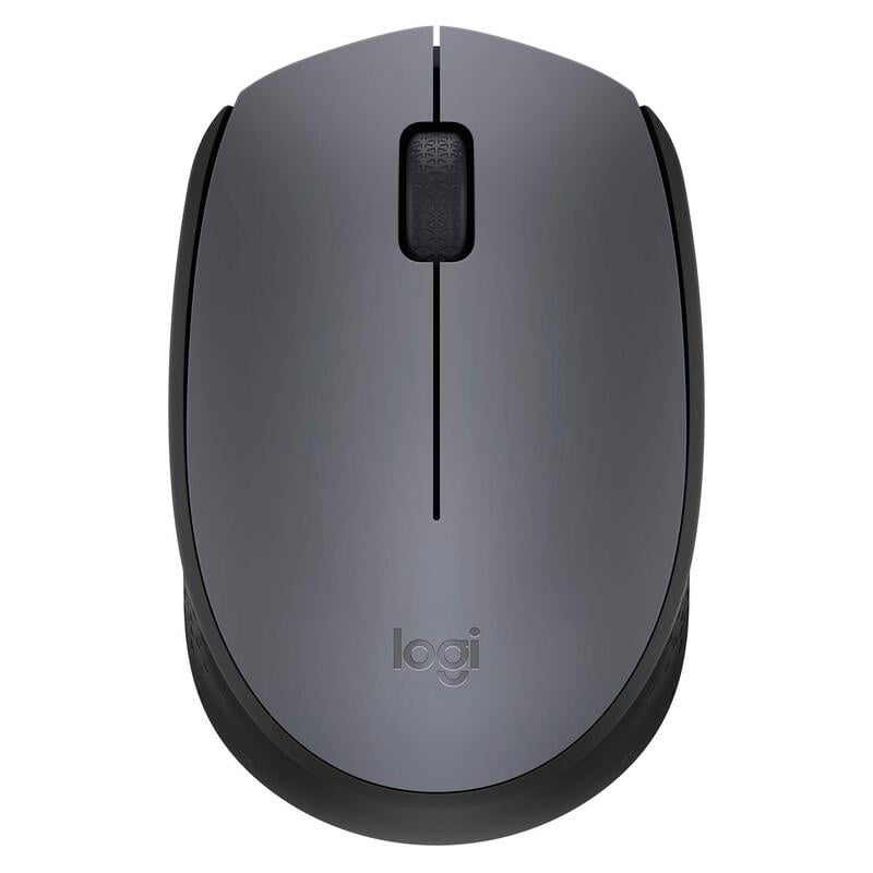 Logitech M171 Wireless Mouse | Grey with Black