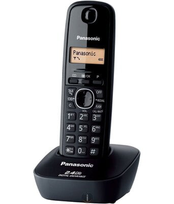 Panasonic 3411 Cordless Phone (Black)