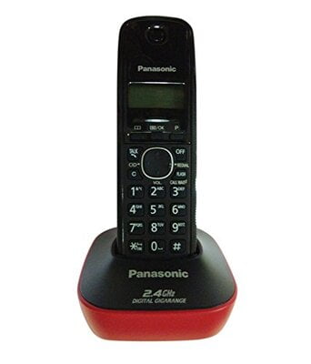 Panasonic KX-TG3411SXR 2.4  Cordless Phone (Red)