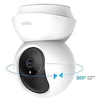 TP-Link Tapo C210 Pan/Tilt Home Wi-Fi Security Smart Camera, 360 Degree Rotational Views 3MP