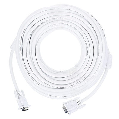 VGA TO VGA CABLE 25 M Male to Male VGA Cable 25 Meter, Support PC/Monitor/LCD/LED, Plasma, Projector