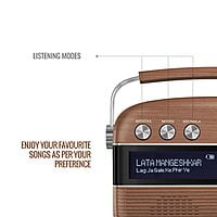 Saregama Carvaan Hindi - Portable Music Player with 5000 Preloaded Songs, FM/BT/AUX (Oak Wood Brown)