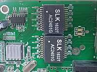 Fiber Ethernet Media Converter 1SC 2RJ45 20Km