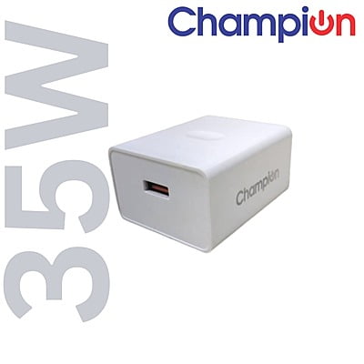 Champion Adapter Faster Charging 35W 240V Champ-351 (White)