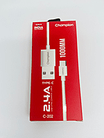 Champion 2.4 A USB Data Cable TYPE -C