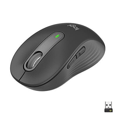Logitech Signature M650 Wireless Mouse - for Small to Medium Sized Hands |Graphite