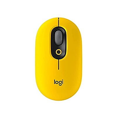 Logitech POP Mouse, Wireless Mouse  | Yellow Blast
