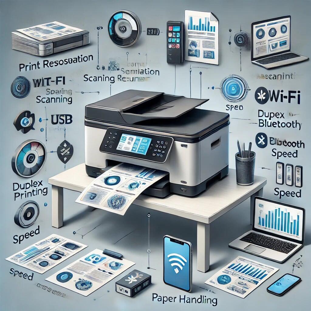 Print Resolution: Higher DPI ensures sharp and clear prints.