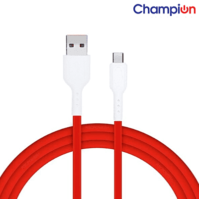 "Champion data cable for fast charging and high-speed data transfer, offering durability and reliable connectivity."