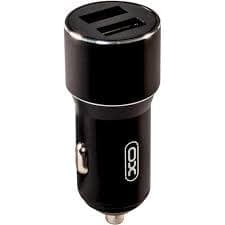 Champion 12W Dual USB Port Car Charger – Universal Compatibility for All USB Devices (Black)