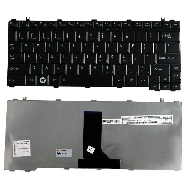 Laptop Keyboard Compatible for Toshiba Satellite U400 U405 U500 Series