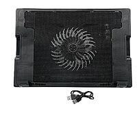 Adnet Laptop Cooling Pad AD-21,1 Fan Cooling Pad  (Black)