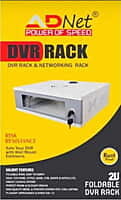 CCTV DVR RACK 2U Foldable Wifi /NVR/SERVER/NETWORK RACK (White)