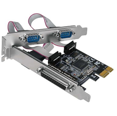 PCI Express 2 x DB9 (Serial, RS232) & 1 x DB25