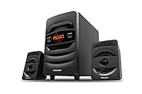 Philips Audio MMS2625B 2.1 Channel Bluetooth & Wired Multimedia Computer Speaker (Black)