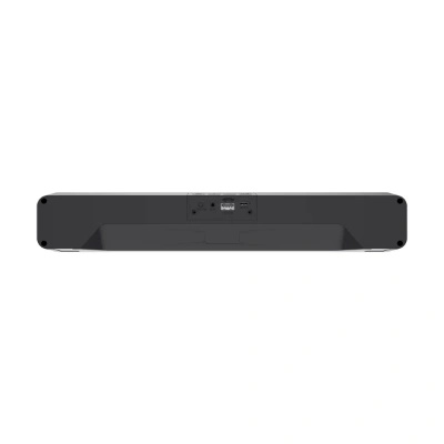 Portronics Radian 16W Bluetooth Stereo Soundbar with Multicolour LED Lights, in-Built FM Radio, Built in Mic, Aux in 3.5mm, Micro SD Slot(Black)