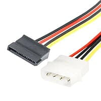 4 Pin Molex to SATA Power Cable Adapter for Internal Hard Disk Drive