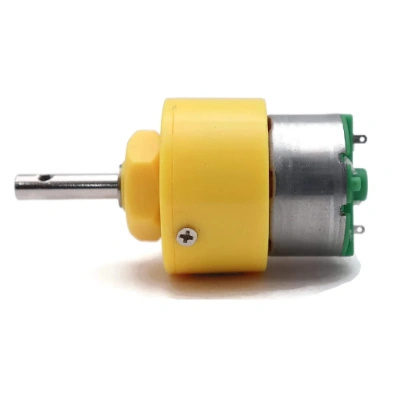 12V DC Gear Motor | 3W Single Phase | Yellow Toy Motor for Industrial & DIY Use