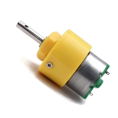 12V DC Gear Motor | 3W Single Phase | Yellow Toy Motor for Industrial & DIY Use