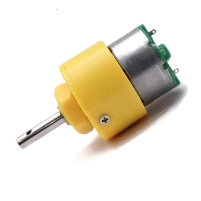 12V DC Gear Motor | 3W Single Phase | Yellow Toy Motor for Industrial & DIY Use