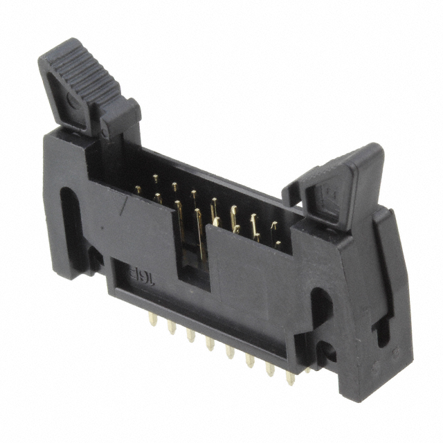 FRC Male Header Straight PCB Mount With Lock – 2.54mm Pitch