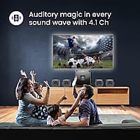 Philips Audio SPA8170B 4.1Ch 100W Bluetooth Multimedia Speaker with Rich Bass, USB, Optical, and Aux-In (Black) | Visit the PHILIPS Store