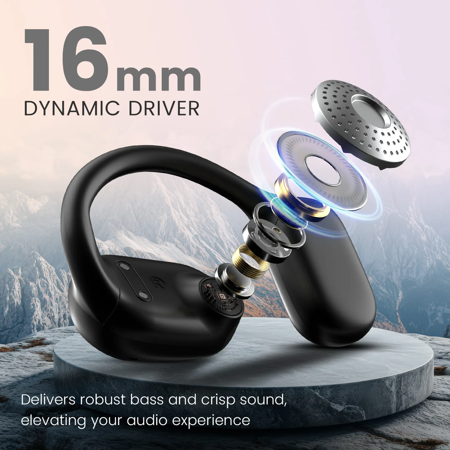 Portronics Harmonics Twins 30 Over-Ear Smart Wireless Earbuds