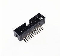 IDC Male Box Header Right Angle PCB Mount Connector for Secure Signal Transmission