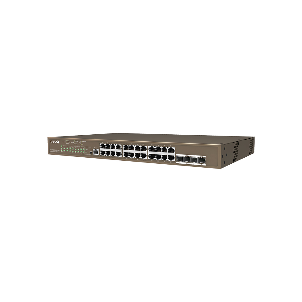 Tenda TEG5328P-24-410W 28-Port L3 Managed PoE Switch