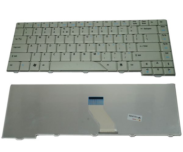 Laptop Keyboard Compatible for Acer Aspire 4710 4230, 4260, 4300, 4310, 4315-Series(White)