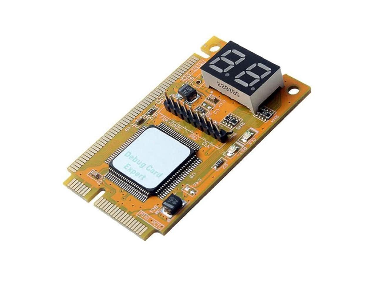 Mini PCI/Mini PCI-E/LPC 3-in-1 PCB Diagnostic Test Card for Desktop and Laptop Debugging