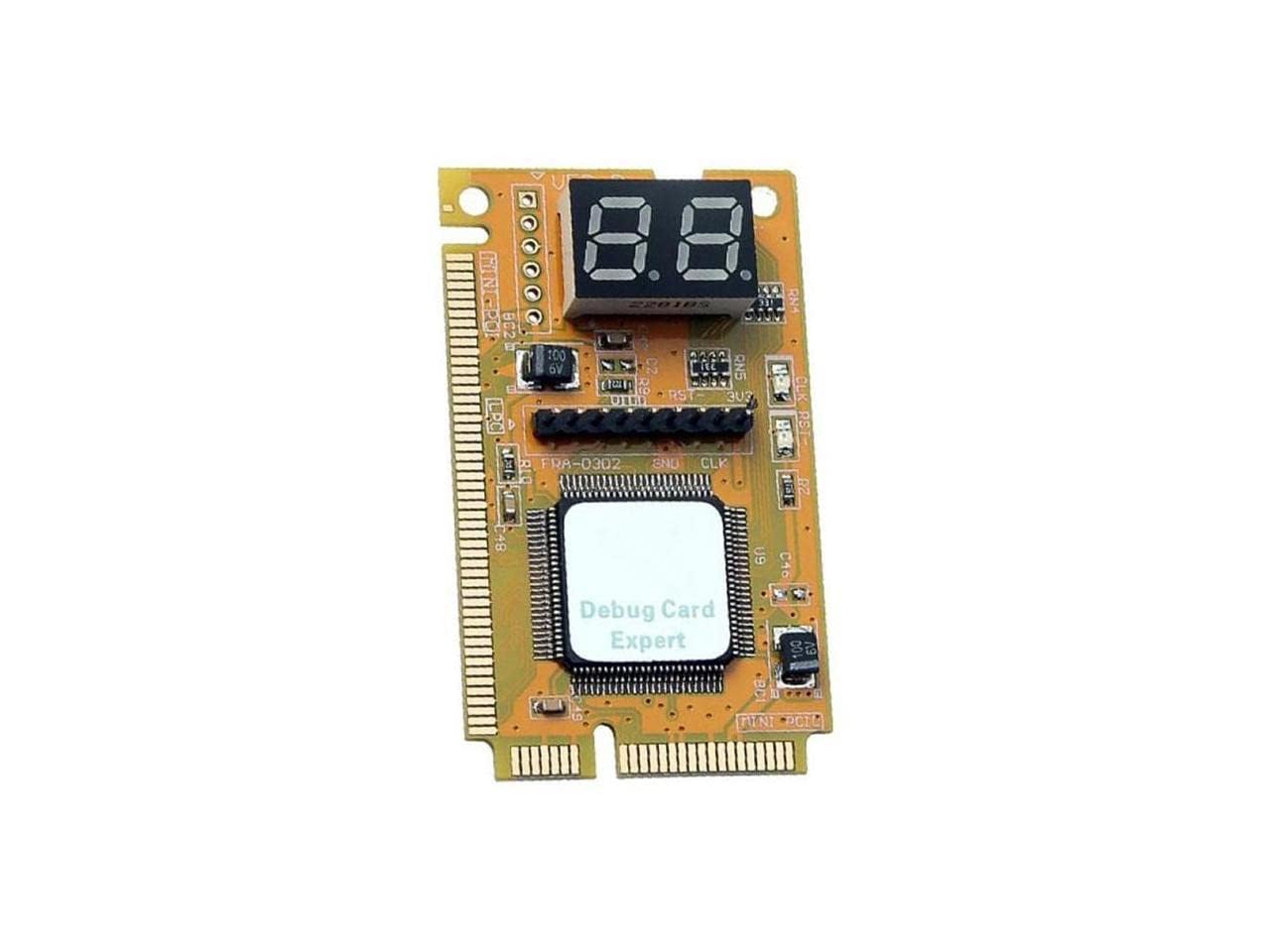 Mini PCI/Mini PCI-E/LPC 3-in-1 PCB Diagnostic Test Card for Desktop and Laptop Debugging