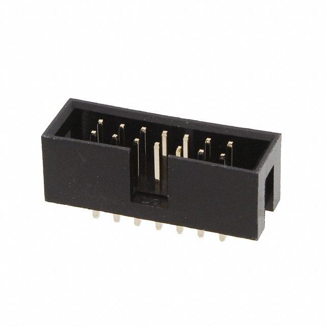 PCB Mounted Dual Row Straight Male Shrouded Box Header – Ideal for IDC Connector and PCB Applications