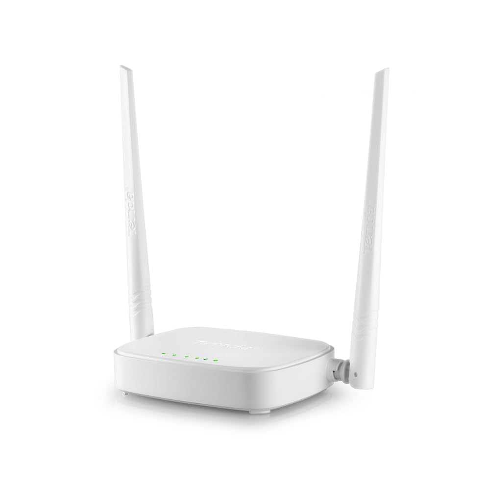 Tenda N301 RJ45 Wireless-N300 Mbps Single_Band Easy Setup Router (White, Not a Modem)